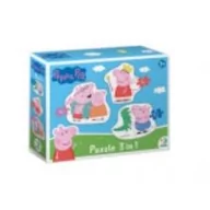 Układanki dla dzieci - Puzzle Peppa Pig 3 in1 Dodo - miniaturka - grafika 1