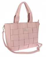 Torebki damskie - Torebka Damska shopper włoska marka CHARRO pojemna A4 CH3358 Różowa - miniaturka - grafika 1