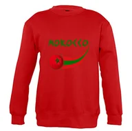 Bluzy dla chłopców - supportershop Maroko bluza chłopięca M czerwona - miniaturka - grafika 1
