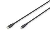 Kable USB - DIGITUS Kabel przyłączeniowy USB 2.0 typ C-Lightning silikon 0.5Ms - miniaturka - grafika 1