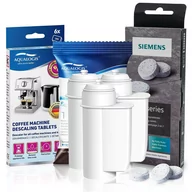 Akcesoria i części do ekspresów do kawy - Zestaw Siemens, Filtr Aqualogis AL-Inte 3szt, Siemens Tabletki TZ80001, Decalc 6szt - miniaturka - grafika 1