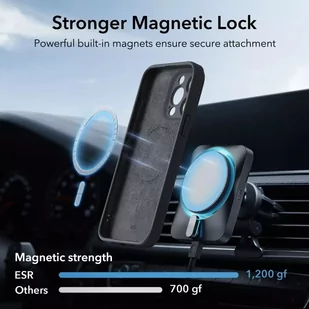 Etui ESR Cloud Halolock Magsafe do Apple iPhone 15 Pro Black - Pozostałe akcesoria do telefonów - miniaturka - grafika 4