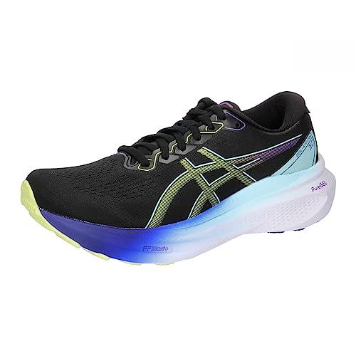ASICS Żel Kayano 30, Damskie trampki, Black Glow Yellow, 44 EU