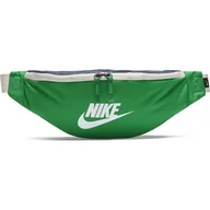 Nerki - Saszetka nerka NIKE HERITAGE HIP PACK sportowa zielona - miniaturka - grafika 1