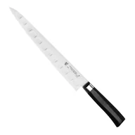 Noże kuchenne - Tamahagane SAN Black VG-5 Nóż Sujihiki żłobiony 27 cm - miniaturka - grafika 1