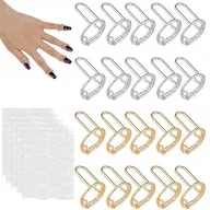 Biżuteria dla dzieci - 20SZT PIERŚCIONKÓW NA PAZNOKCIE 20SZT PIERŚCIONKÓW PAZNOKCIE damskie - miniaturka - grafika 1