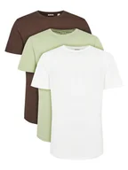 Koszulki męskie - Only & Sons Komplet 3 t-shirtów Jeff 22034548 Zielony Regular Fit - miniaturka - grafika 1