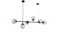 Lampy sufitowe - Lumina Deco Deco NOWOCZESNA LAMPA WISZĄCA CZARNA CEREDO W6 LDP 6034-6 (BK) - miniaturka - grafika 1