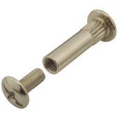 Zawiasy, okucia i inne akcesoria - Złącze śrubowe Ø8 mm 4 szt. nikiel - miniaturka - grafika 1