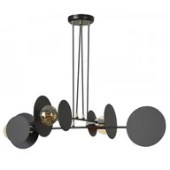 Lampy sufitowe - Czarna industrialna lampa wisząca - 2X D027 Piano - miniaturka - grafika 1