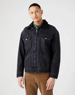 Kurtki męskie - Wrangler Anti Fit Sherpa Męska Kurtka Jeansowa One Chance W4727029P-2Xl - miniaturka - grafika 1
