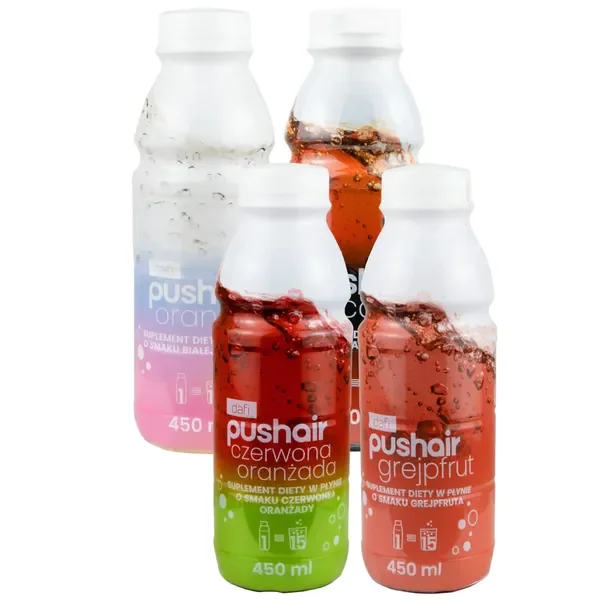 2 X Syrop Do Saturatora Wody Dafi Pushair Suplement Diety 4x 450ml Koncentr