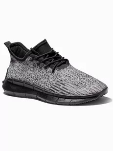 Buty męskie sneakersy - szare V5 T388 - Sneakersy męskie - miniaturka - grafika 4