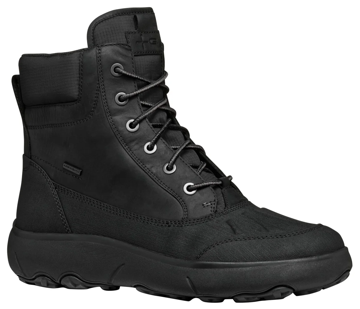 Geox Męskie buty U Nebula + Grip B Ab Ankle Boot, czarny, 45 EU