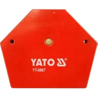 Akcesoria spawalnicze - YATO Spawalniczy kątownik magnetyczny 111x136x24mm YT-0867 - miniaturka - grafika 1
