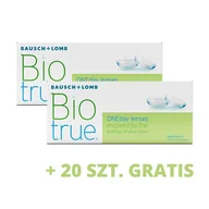 Soczewki kontaktowe - 2 x soczewki jednodniowe BioTrue OneDay 30 szt. + 20 szt. gratis - miniaturka - grafika 1
