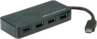 Huby USB - HUB USB Roline 4-porty 4x USB-A 3.0 - miniaturka - grafika 1