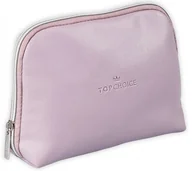 Kosmetyczki, organizery i kuferki - TOP CHOICE Kosmetyczka Leather Liliowa 18x14x6 cm - miniaturka - grafika 1