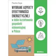 Biznes - Difin Wybrane aspekty efektywności energetycznej w dobie kształtowania gospodarki niskoemisyjnej w Polsce Paulina Szyja - miniaturka - grafika 1