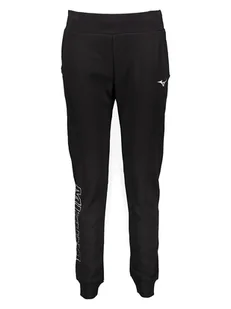Mizuno Spodnie dresowe w kolorze czarnym - Spodnie sportowe damskie - miniaturka - grafika 1