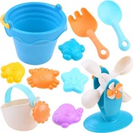 Zabawki do piasku - Jokomisiada Miękki zestaw do piasku WODY wiaderko formy ZA3404 - miniaturka - grafika 1