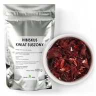 Herbata - Hibiskus Herbata Kwiat Hibiskusa Suszony 100G - miniaturka - grafika 1