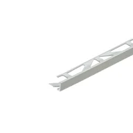 Listwy i profile - Cezar Profil aluminiowy do glazury narożny srebrny mat 8x1x2000mm - miniaturka - grafika 1