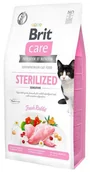 Sucha karma dla kotów - Brit Care Cat Sterilised Sensitive 0,4 kg - miniaturka - grafika 1