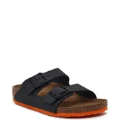 Buty dla dziewczynek - Birkenstock Klapki Arizona | z dodatkiem skóry | narrow fit - miniaturka - grafika 1