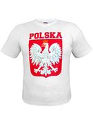 Koszulki sportowe męskie - Arpex, Koszulka z nadrukiem, "Biało-Czerwoni", biała, rozmiar M - miniaturka - grafika 1