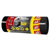 Worki na śmieci - JAN Niezbędny worki budowlane proste 160L 12 sztuk - miniaturka - grafika 1