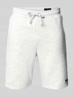 Spodenki męskie - Szorty z dzianiny dresowej z elastycznym pasem i tunelem - miniaturka - grafika 1