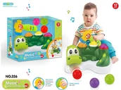 Zabawki interaktywne dla dzieci - Zręcznościowa gra dla najmłodszych Zbijak, Wbij Piłeczkę, Wesoły Krokodyl - miniaturka - grafika 1