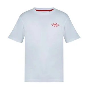 Biała koszulka męska Lee Cooper Essentials, Rozmiar XL - Koszulki męskie - miniaturka - grafika 1