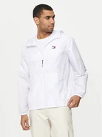 Kurtki męskie - Tommy Jeans Wiatrówka Chicago DM0DM20204 Biały Regular Fit - miniaturka - grafika 1