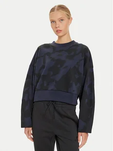 adidas Bluza Future Icons 3-Stripes IW5297 Granatowy Loose Fit - Bluzy damskie - miniaturka - grafika 1