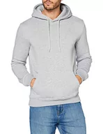 Bluzy męskie - FM London Męska bluza z kapturem 310 Heavyweight, szary, XXL - miniaturka - grafika 1