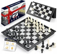 Gry planszowe - Szachy Magnetyczne Zestaw Szachów Dla Dzieci Gra Rozwijająca Myślenie - miniaturka - grafika 1