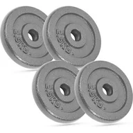 Hantle i ciężarki - Zestaw obciążeń żeliwnych 4x2,5kg 29mm Gymtek - miniaturka - grafika 1