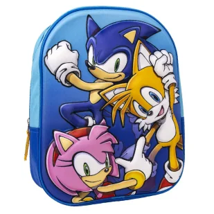 Plecak przedszkolny 3D Sonic - Plecaki szkolne i tornistry - miniaturka - grafika 1