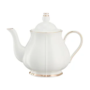 Dzbanek do herbaty porcelanowy 1,2 litra SANDRINE - Dzbanki i imbryki - miniaturka - grafika 1