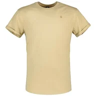 Koszulki męskie - G-STAR RAW Męski t-shirt Lash, beżowy (Postbag D16396-b353-1868), XL - miniaturka - grafika 1