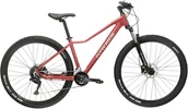 Rowery - Rower górski damski KROSS LEA 5.0 27,5" S (15") BORDOWY SREBRNY - miniaturka - grafika 1
