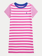 Sukienki i spódniczki dla dziewczynek - Polo Ralph Lauren Sukienka codzienna 313957122002 Różowy Regular Fit - miniaturka - grafika 1