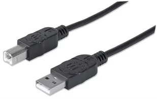 Kabel Usb 2.0 A-b M/M 5M Czarny - Kable komputerowe i do monitorów - miniaturka - grafika 1