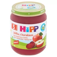 Desery dla dzieci - Hipp przecier owocowo-warzywny Jabłka z Burakiem Bio 125g - miniaturka - grafika 1