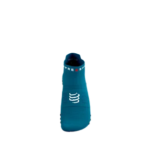 COMPRESSPORT Skarpetki do biegania krótkie ProRacing Socks V4 mosaic blue/magent - Skarpetki sportowe męskie - miniaturka - grafika 5