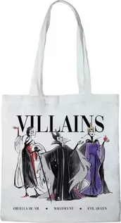 Torebki damskie - Disney TOTE BAG VILLAINS", REFERENCJA : BWDVILNBB008, biała, 38 X 40 CM - grafika 1