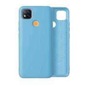 Szkła hartowane na telefon - Xiaomi Etui Silikonowe Ochronne Redmi 9C NFC Niebieski Jasny - miniaturka - grafika 1