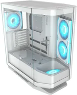 Obudowy komputerowe - COUGAR Gehäuse Midi-Tower, FV270 ARGB, Weiß - miniaturka - grafika 1